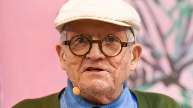 Das Bild zeigt den britischen Künstler David Hockney.