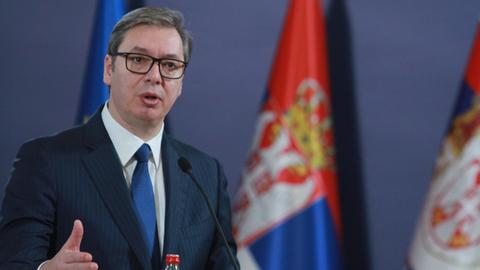 Serbiens Präsident Aleksandar Vucic