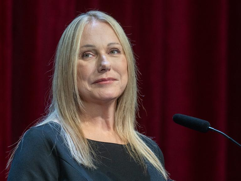 Katharina Wagner, künstlerische Leiterin und Geschäftsführerin der Bayreuther Festspiele, hier bei einer Preisverleihung im Theater Regensburg