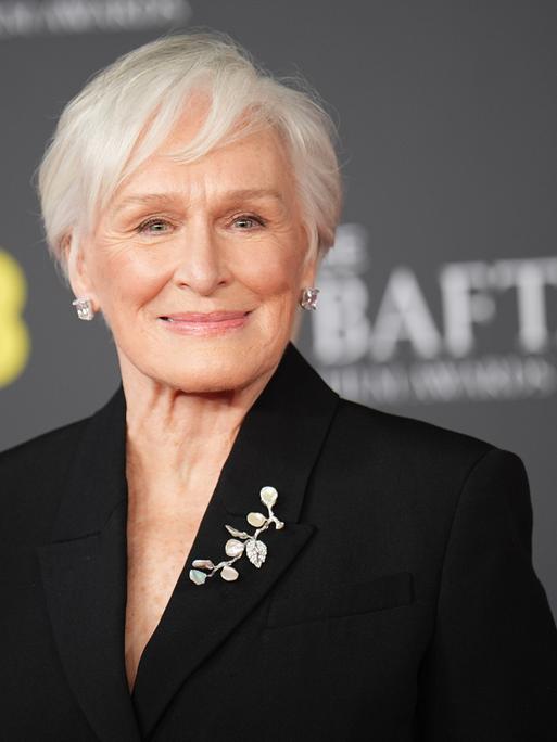 Glenn Close kommt zur Verleihung der 79. British Academy Film Awards (Bafta) in der Royal Festival Hall. 