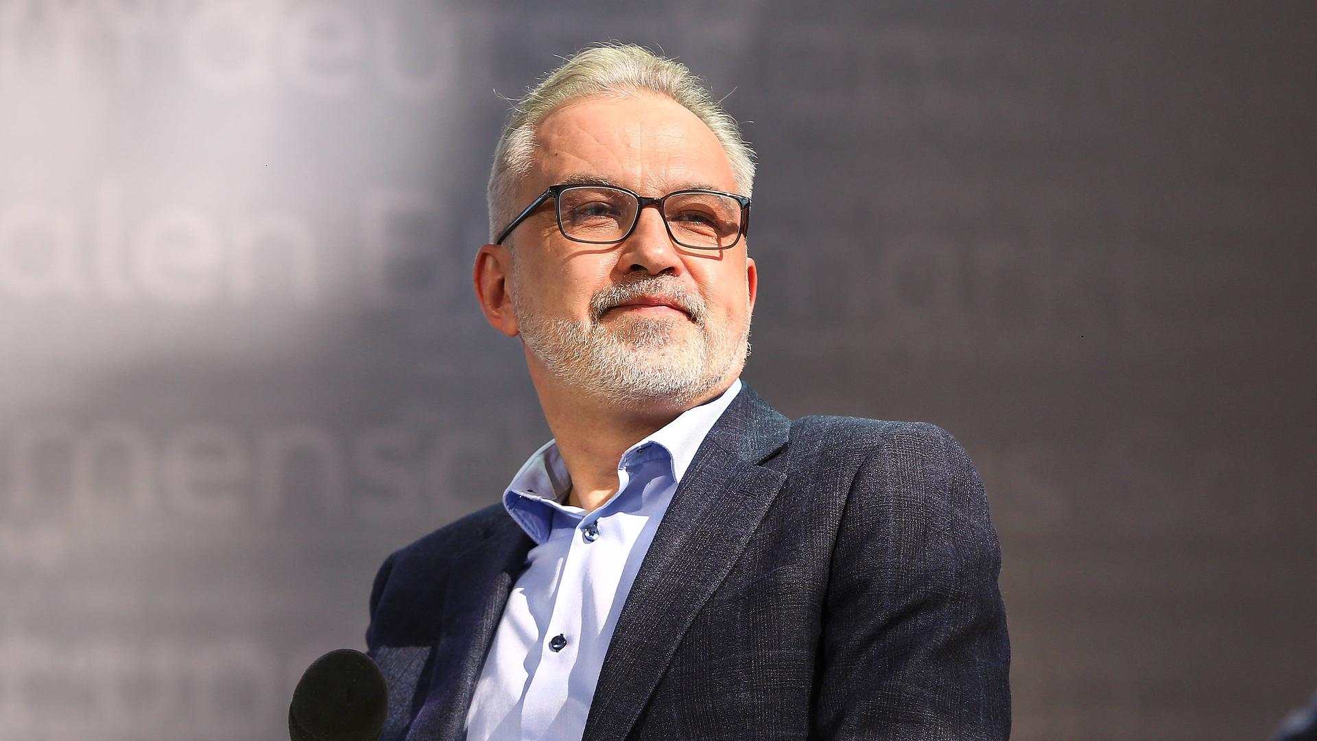 Alherd Bacharewitsch zu sehen auf der Leipziger Buchmesse im März 2025 Alherd Bacharewitsch zu sehen auf der Leipziger Buchmesse im März 2025