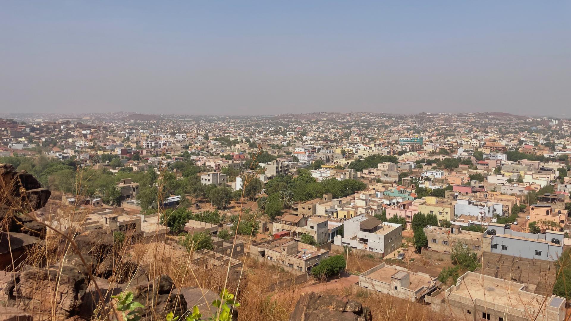 Blick auf Malis Hauptstadt Bamako.