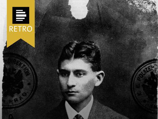 Ausweisbild von Franz Kafka, ca. 1915.