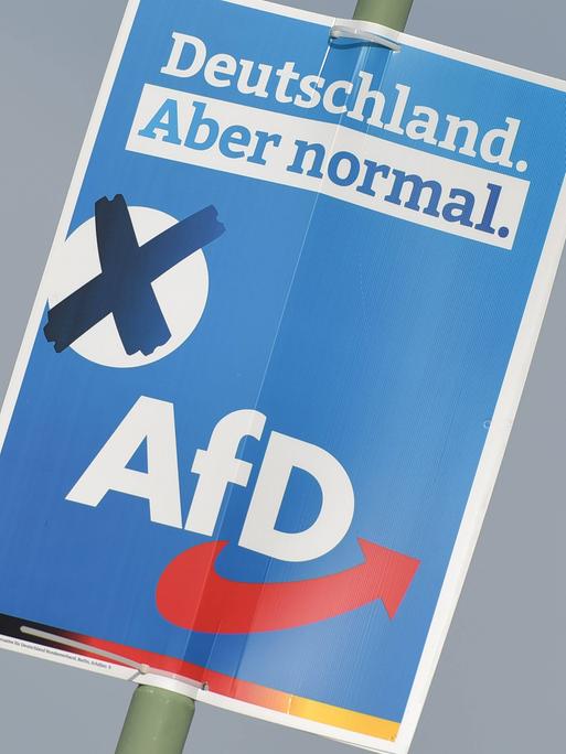 Wahlplakat der AfD zur Bundestagswahl 2021 