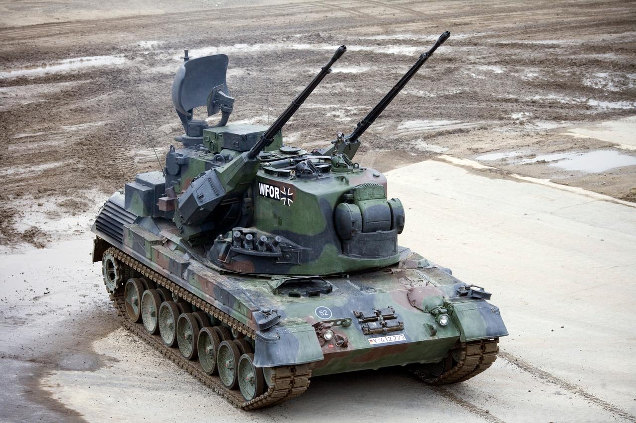 Flugabwehrpanzer der Bundeswehr vom Typ "Gepard"