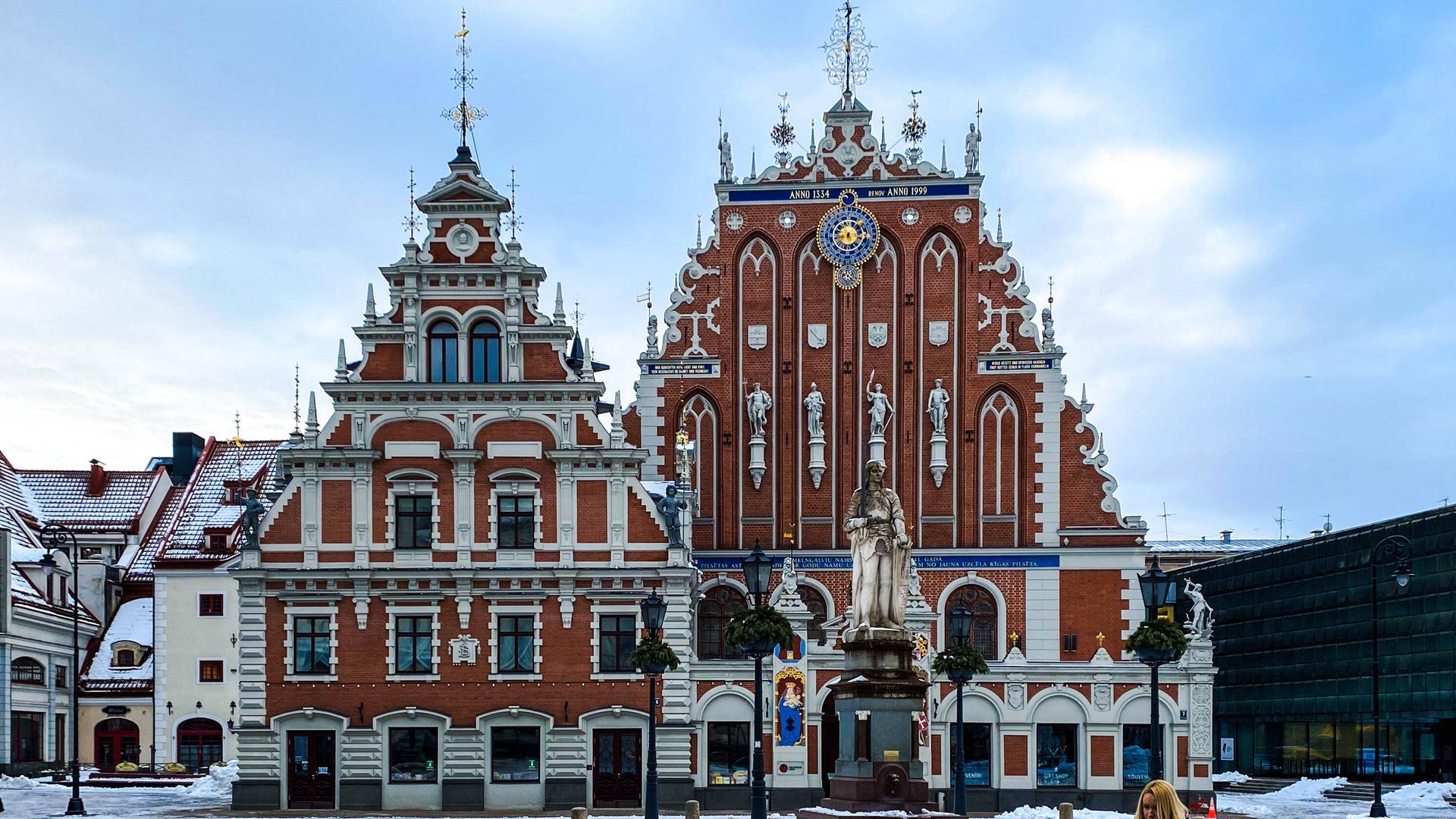 Schwarzhäupterhaus, Riga, Altstadt, Hauptstadt von Lettland