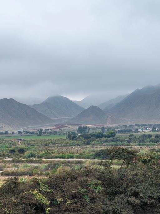 Heilige Stadt Caral-Supe, archäologische Stätte in Peru.