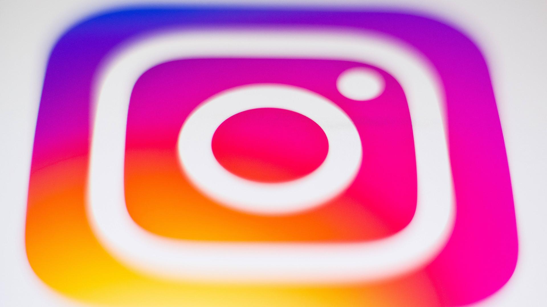 Das Logo der Internet-Plattform Instagram