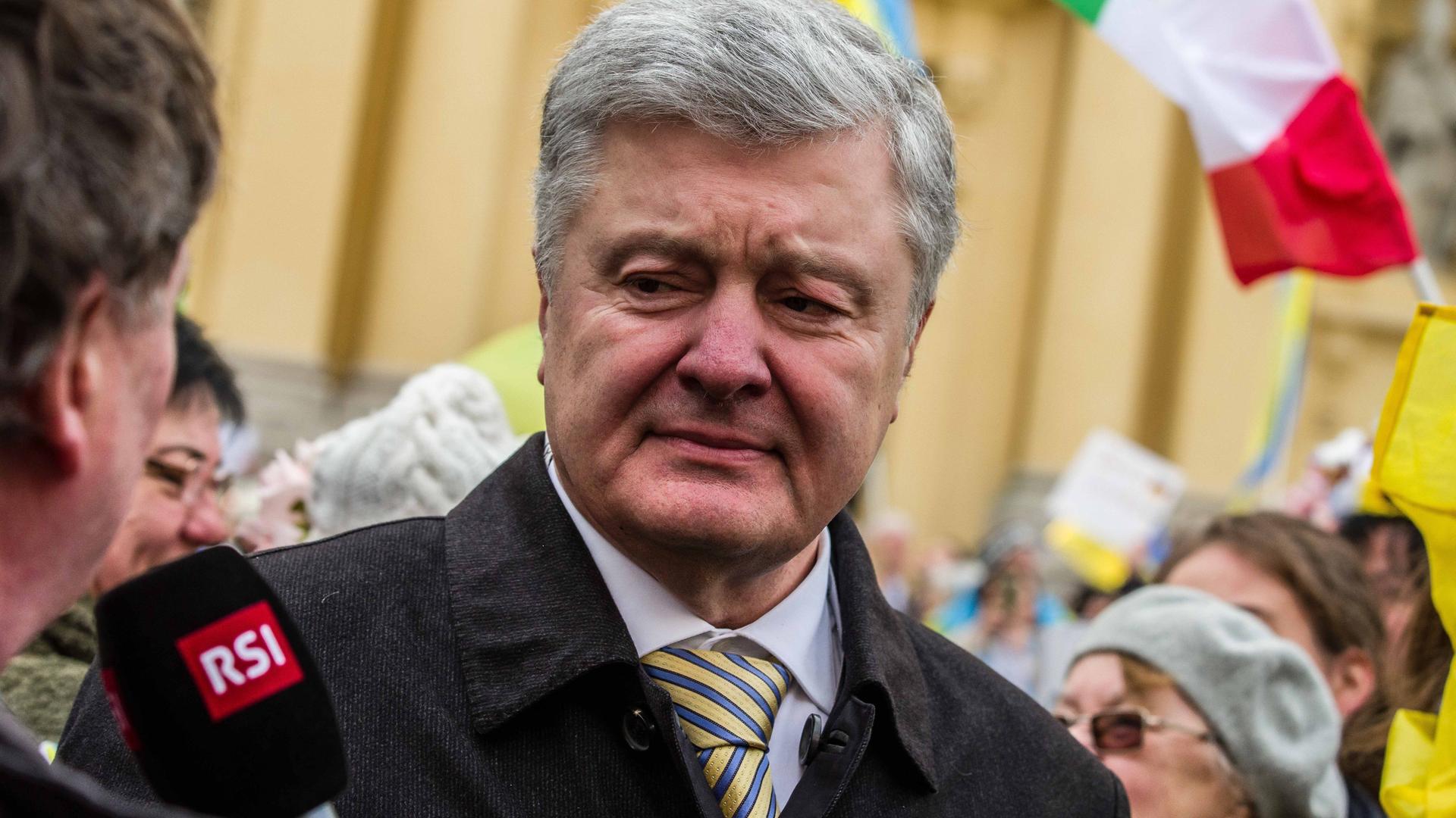 Ukraine - Ex-Präsident Poroschenko an Ausreise gehindert