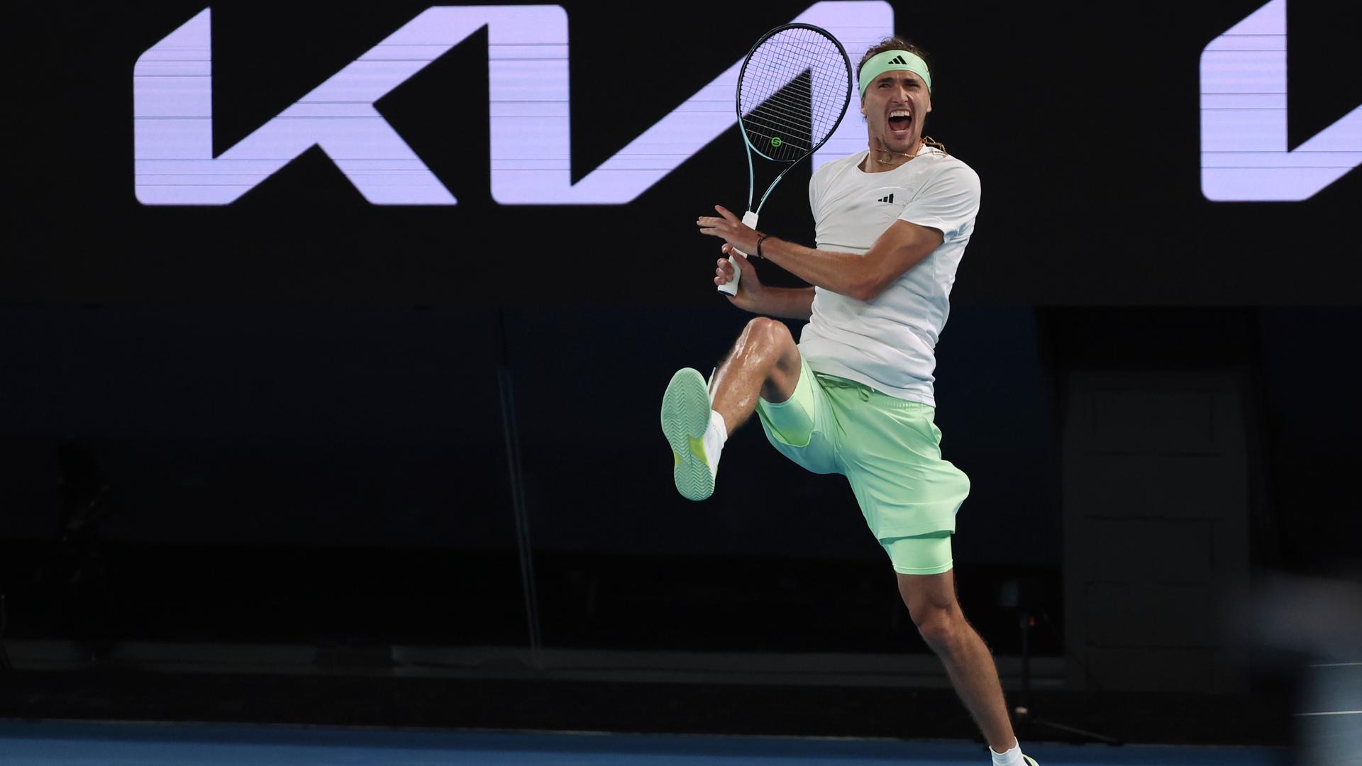 Australian Open Zverev im Halbfinale