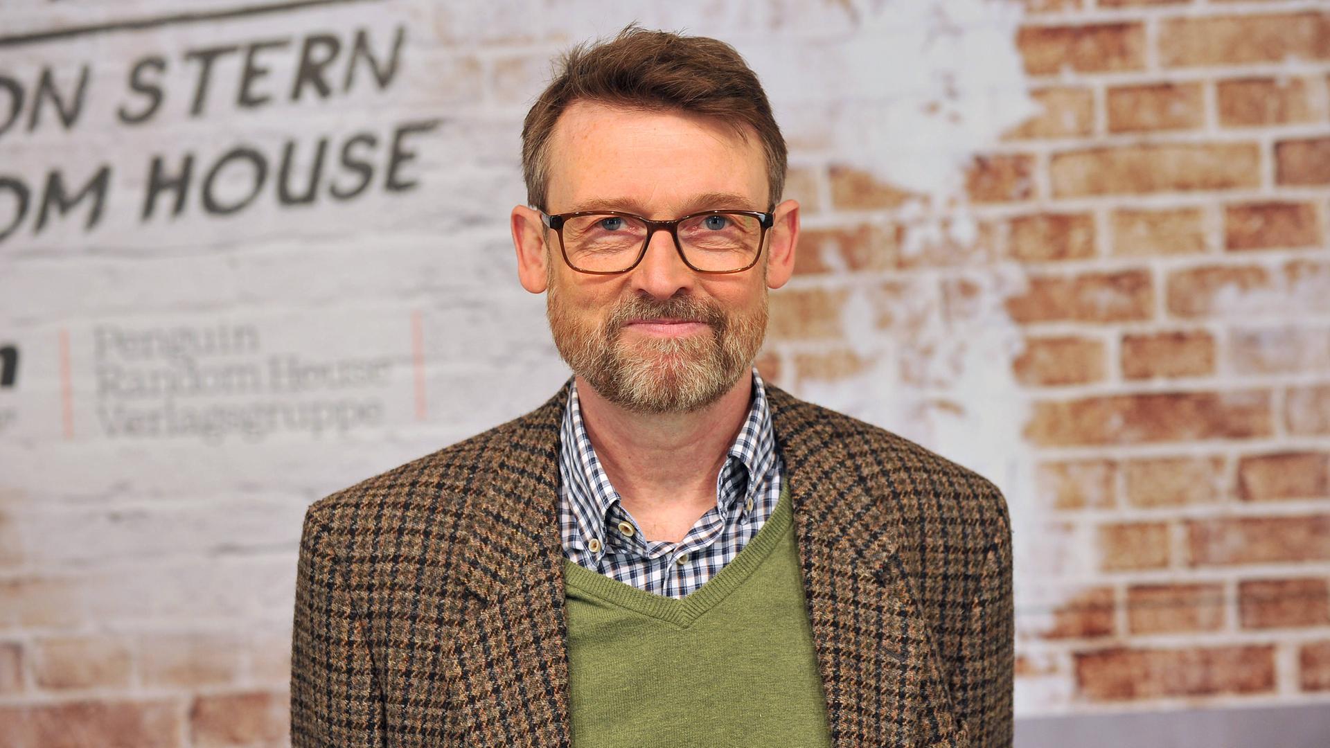 Schriftsteller Christoph Peters auf der Frankfurter Buchmesse