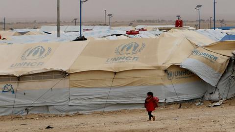 Ein Kind im Lager Al-Hol in der nordöstlichen Provinz Hasakah in Syrien, 2023.