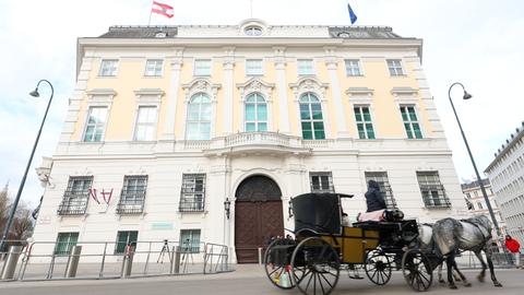 Außenansicht des Bundeskanzleramts in Wien