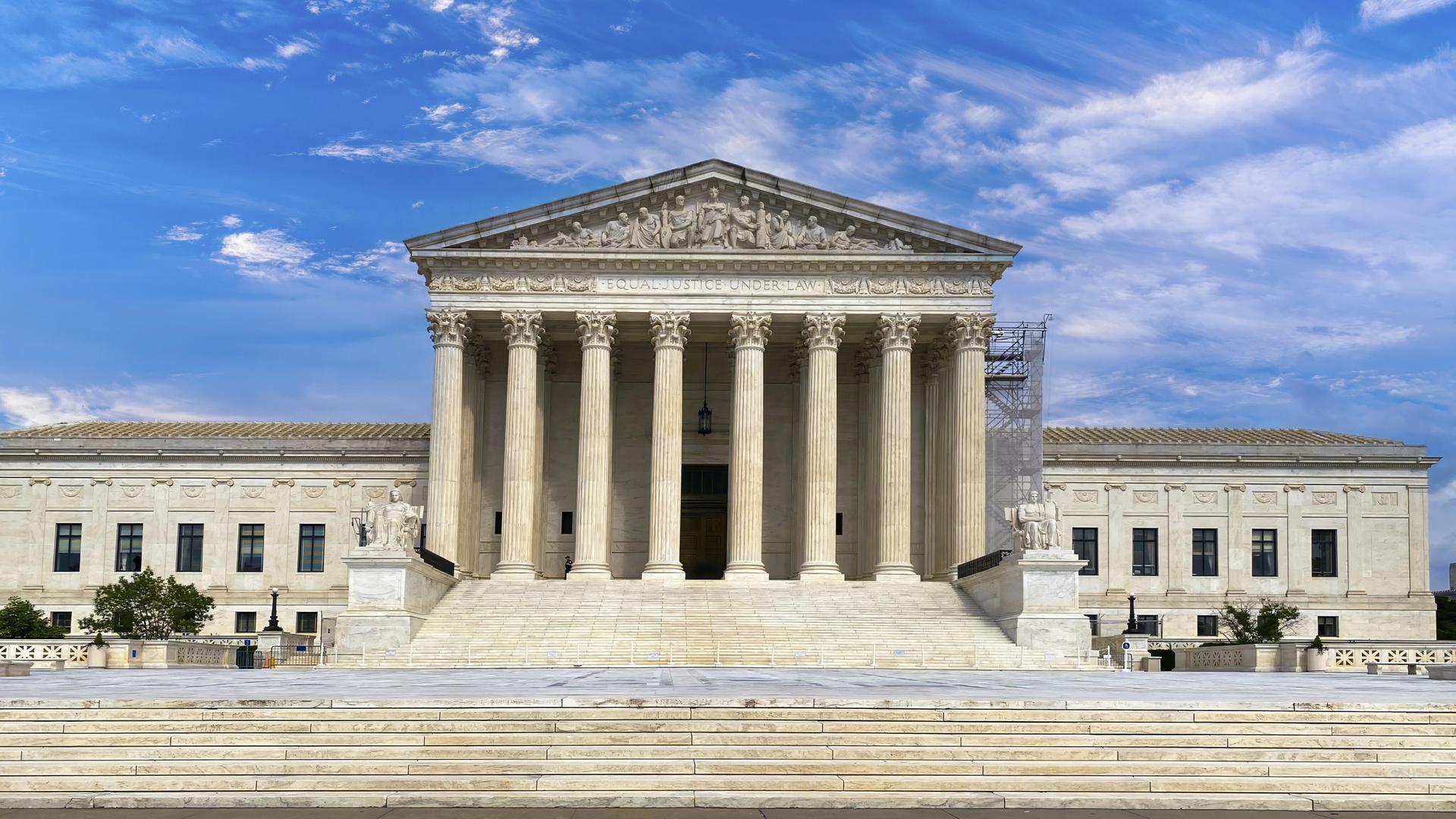 Gebäude des Obersten Gerichtshofs der Vereinigten Staaten in Washington