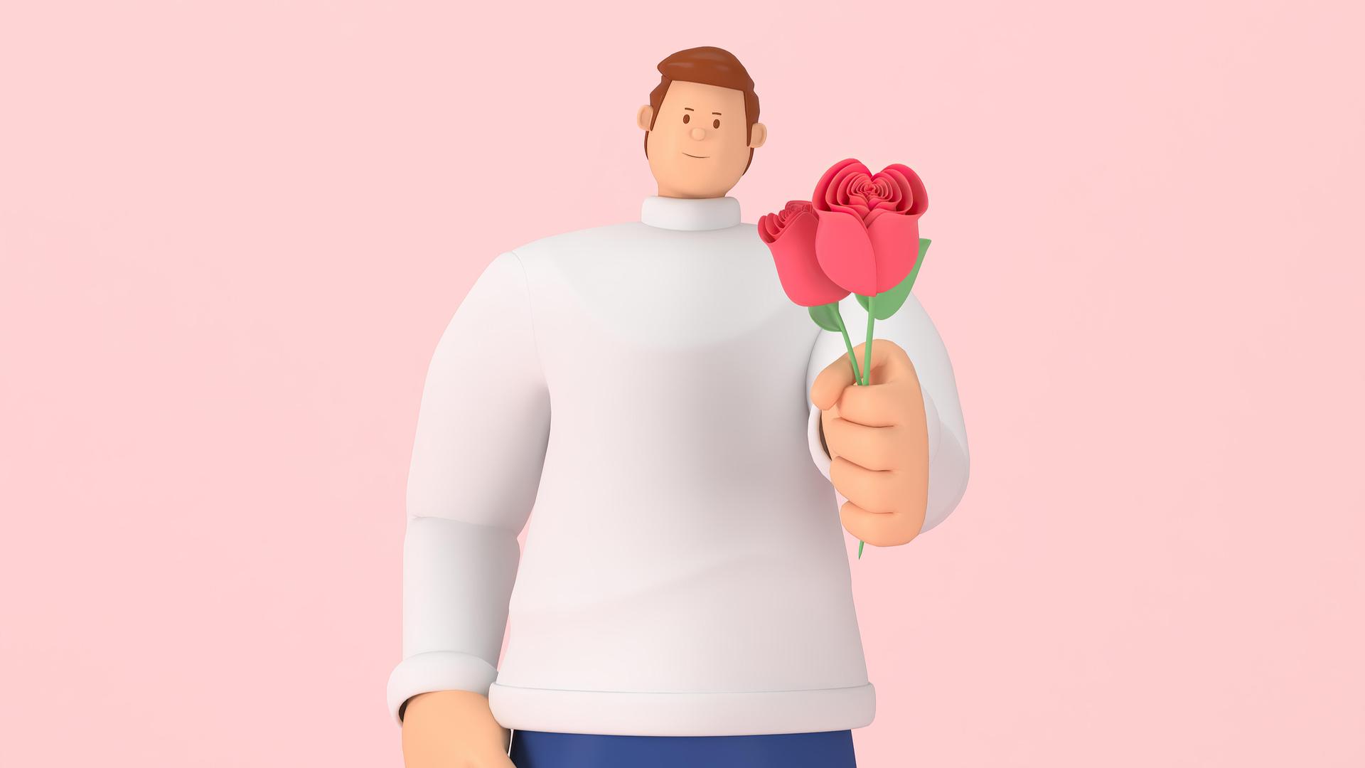 3d Grafik für Valentine's day