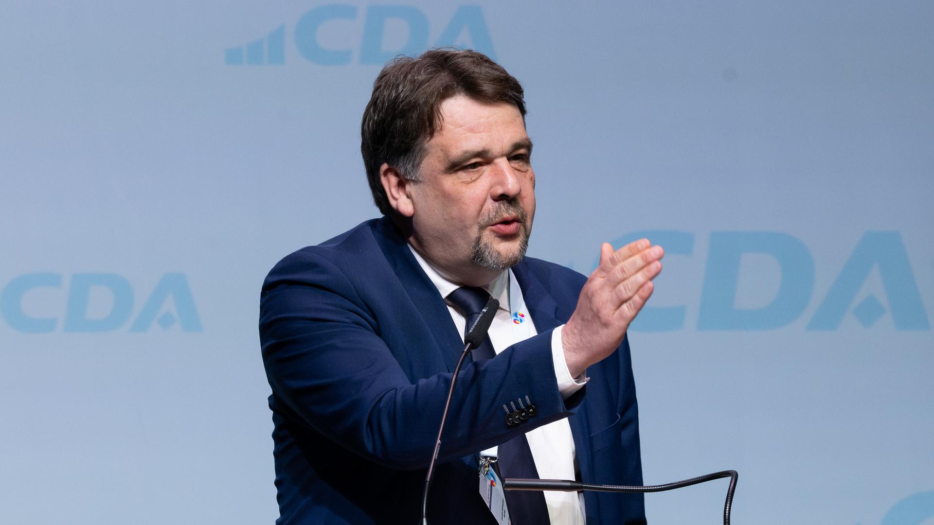 Dennis Radtke, CDA-Bundesvorsitzender, spricht auf der 41. Bundestagung der Christlich-Demokratischen Arbeitnehmerschaft