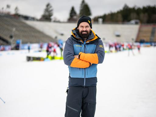 Michael Roesch ehemaliger Biathlet und Trainer in Oberhof, Deutschland.