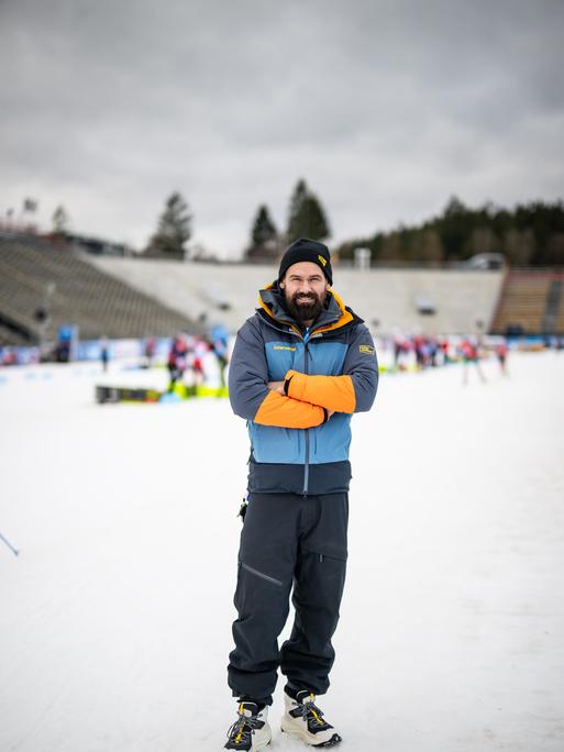 Michael Roesch ehemaliger Biathlet und Trainer in Oberhof, Deutschland.