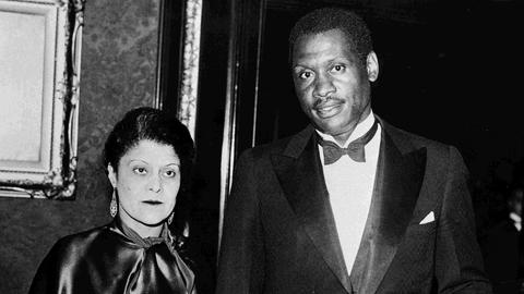 Eslanda und Paul Robeson um 1938.