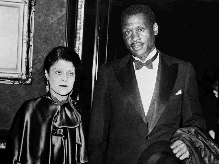 Eslanda und Paul Robeson um 1938.