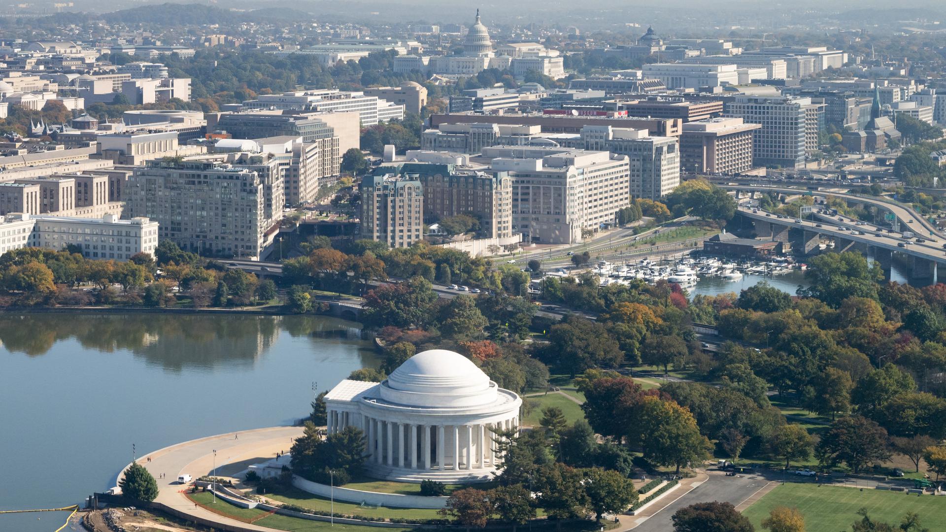Blick auf die US-Hauptstadt Washington
