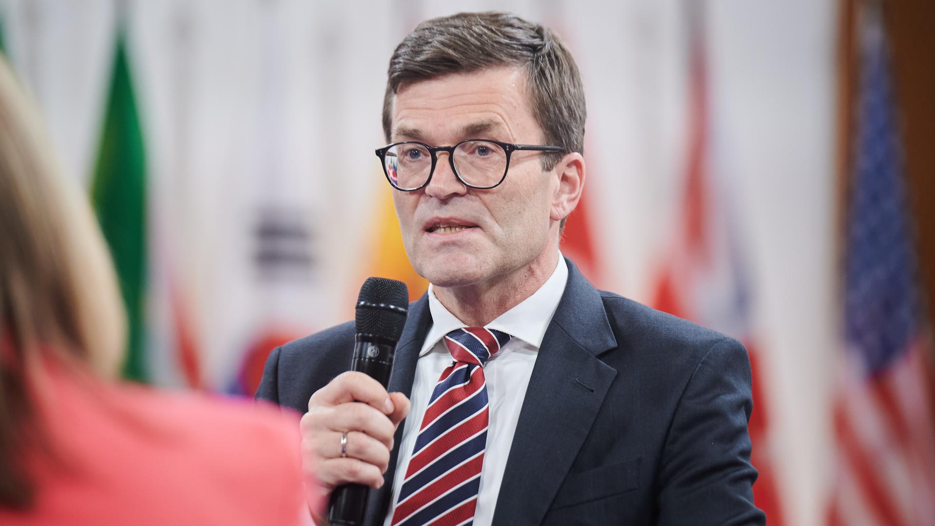Heiko Thoms bei einer Veranstaltung im Jahr 2024 Heiko Thoms bei einer Veranstaltung im Jahr 2024