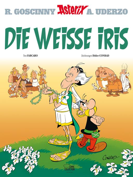 Buchcover zu "Asterix: Die weiße Iris". (Quelle: Egmont Ehapa Media)