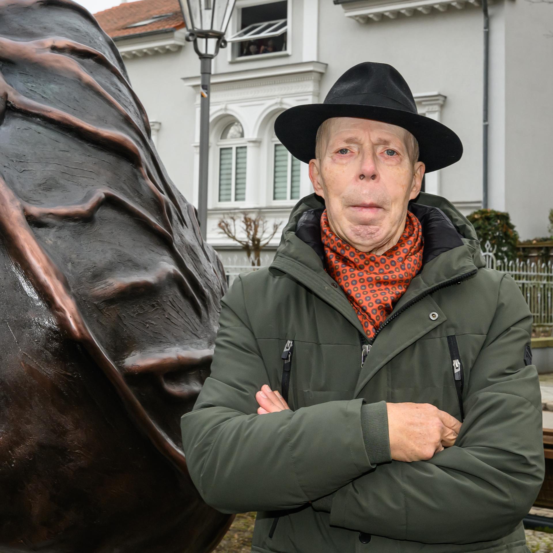 Gunther von Hagens, Mediziner, Anatom und Unternehmer, aufgenommen auf seiner Geburtstagsfeier. 