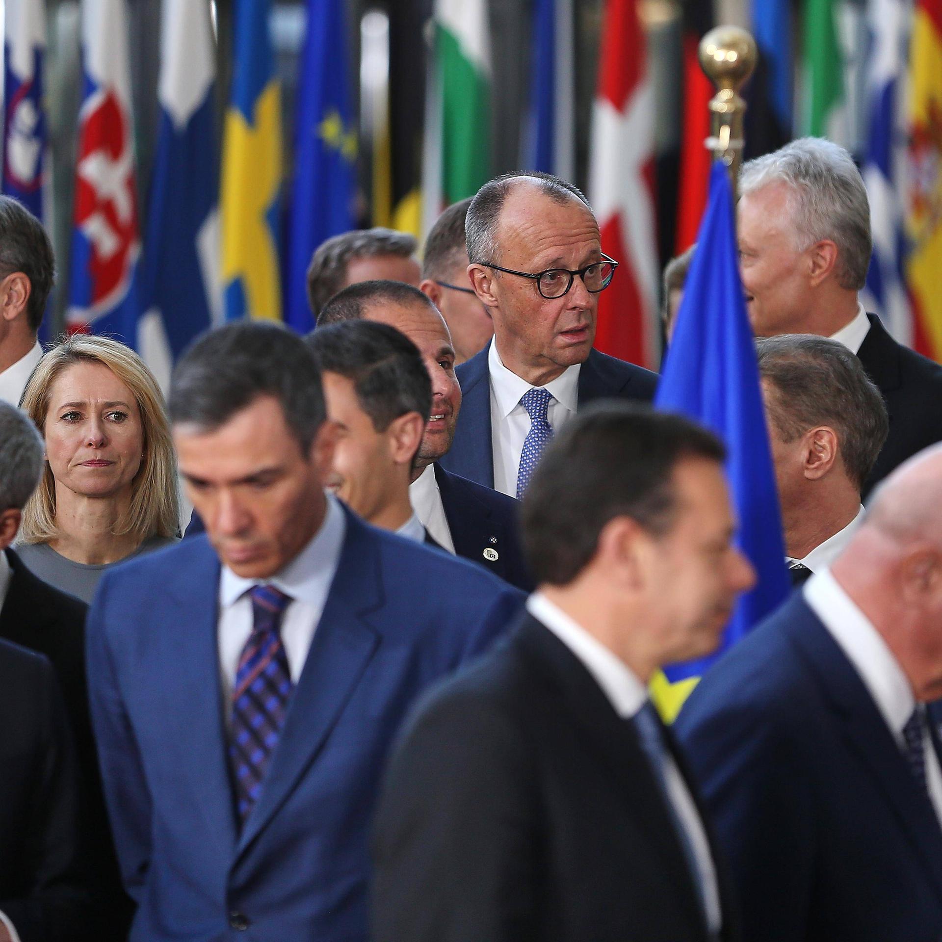 EU-Gipfel: Die Staats- und Regierungschefs bei einem Treffen in Brüssel.