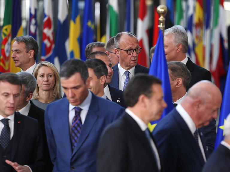 EU-Gipfel: Die Staats- und Regierungschefs bei einem Treffen in Brüssel.