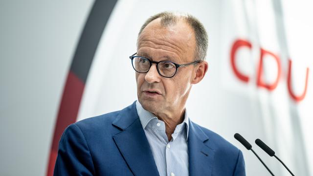 Friedrich Merz, CDU Bundesvorsitzender und Fraktionsvorsitzender der CDU/CSU Fraktion. 