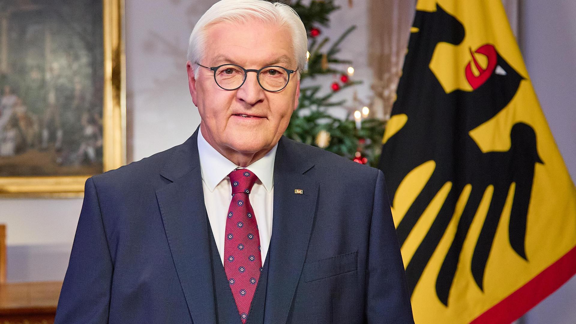 Weihnachtsansprache von Bundespräsident Steinmeier im Schloss Bellevue