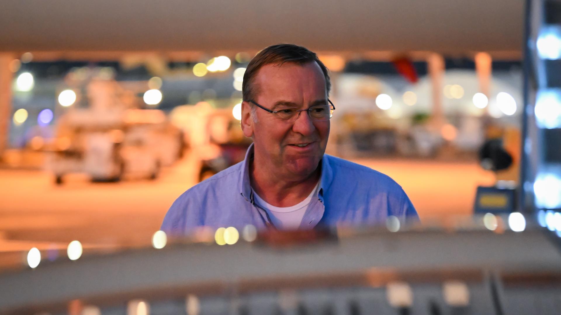 Honolulu: Verteidigungsminister Boris Pistorius (SPD) kommt auf dem Honolulu International Airport an. 