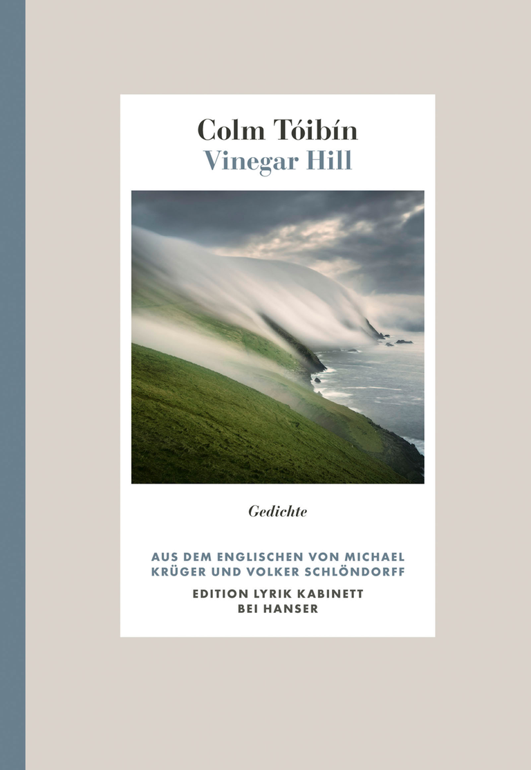 Buchcover des Lyrikbands "Vinegar Hill" von Colm Toibin. 