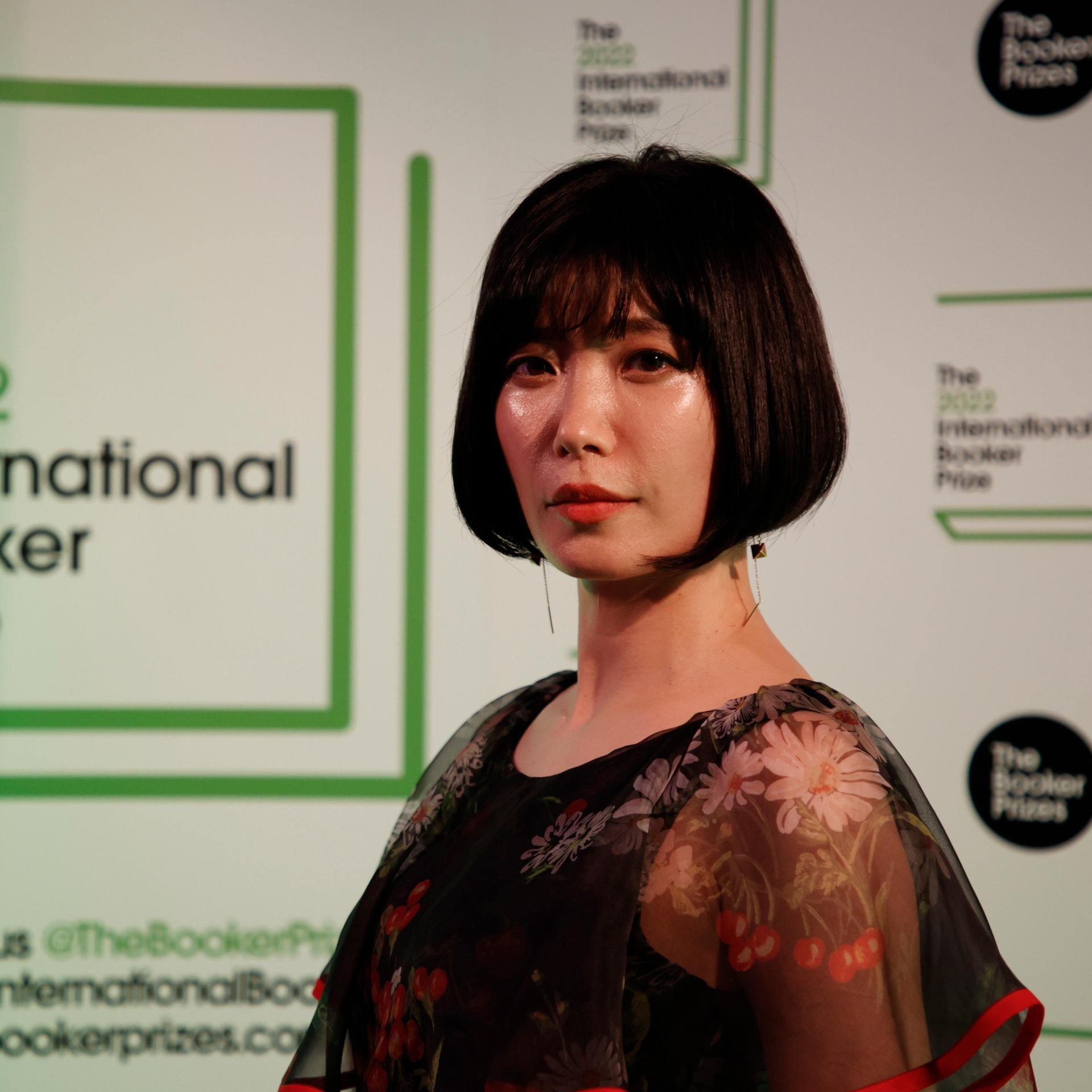 Mieko Kawakami bei der Booker Prize Verleihung in London im Jahr 2022