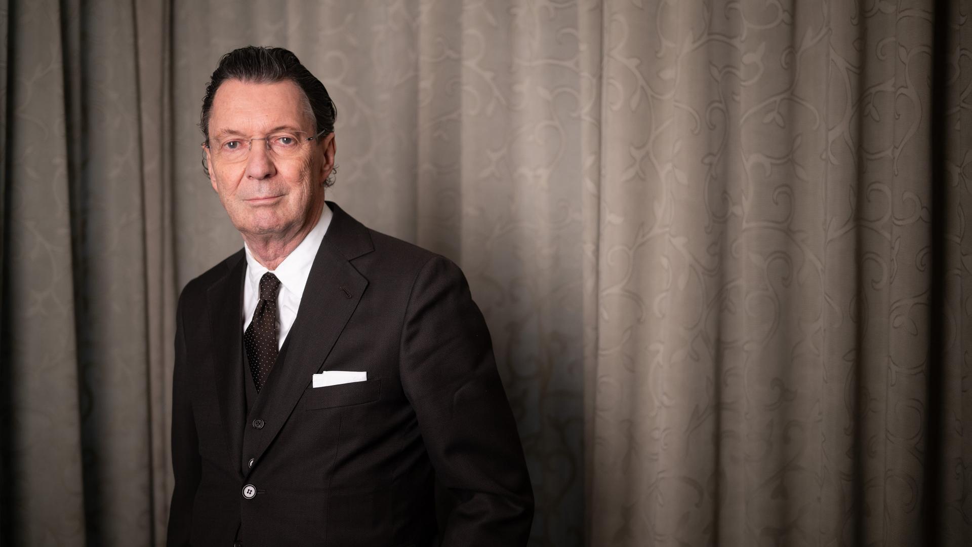 Schriftsteller Martin Suter bei einem dpa-Termin