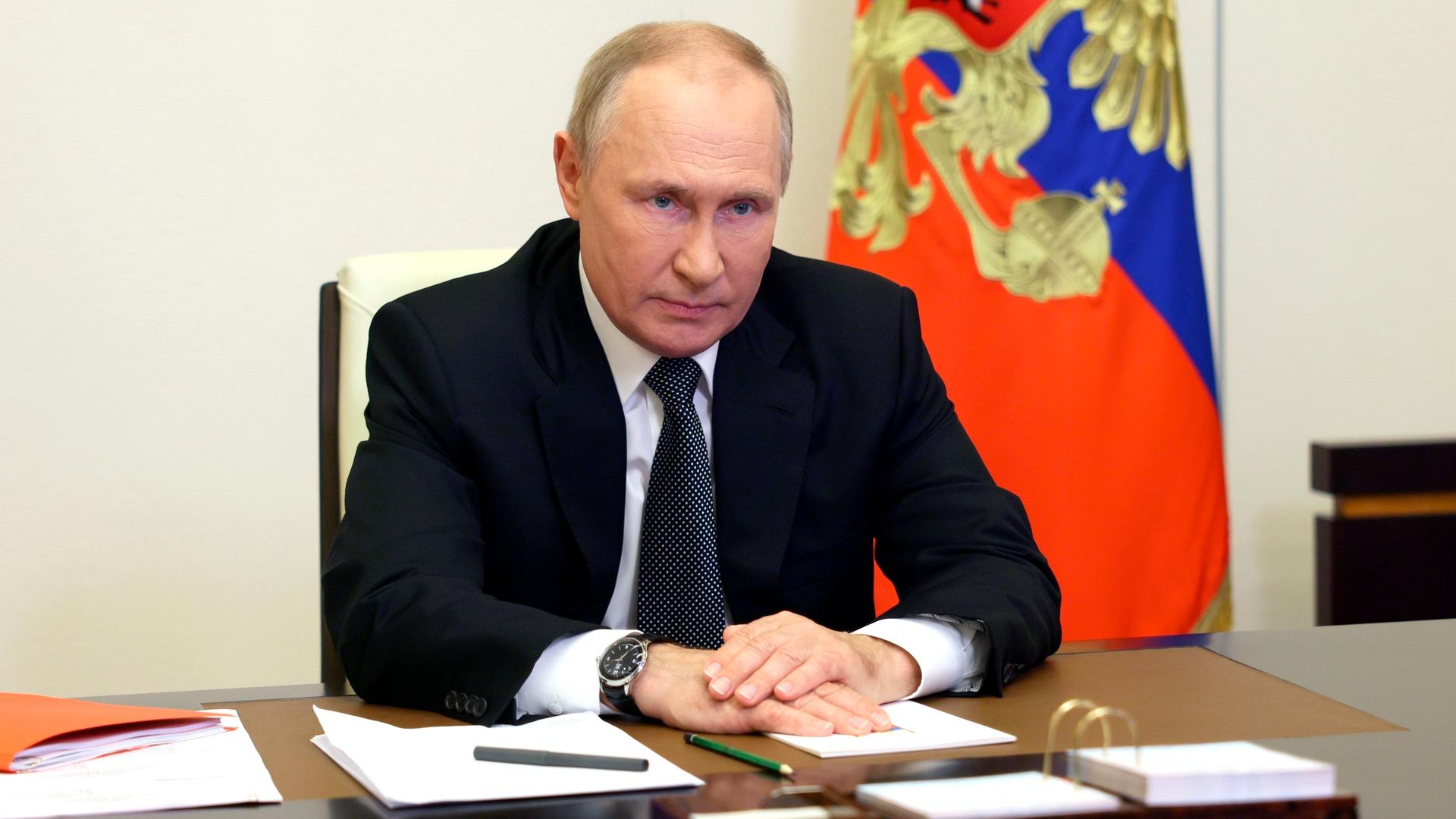 Der russische Präsident Putin. 