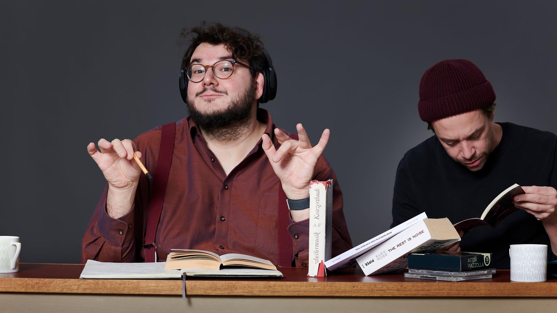 Axel Ranisch und Gastmoderator Tobias Krell Axel Ranisch und Gastmoderator Tobias Krell