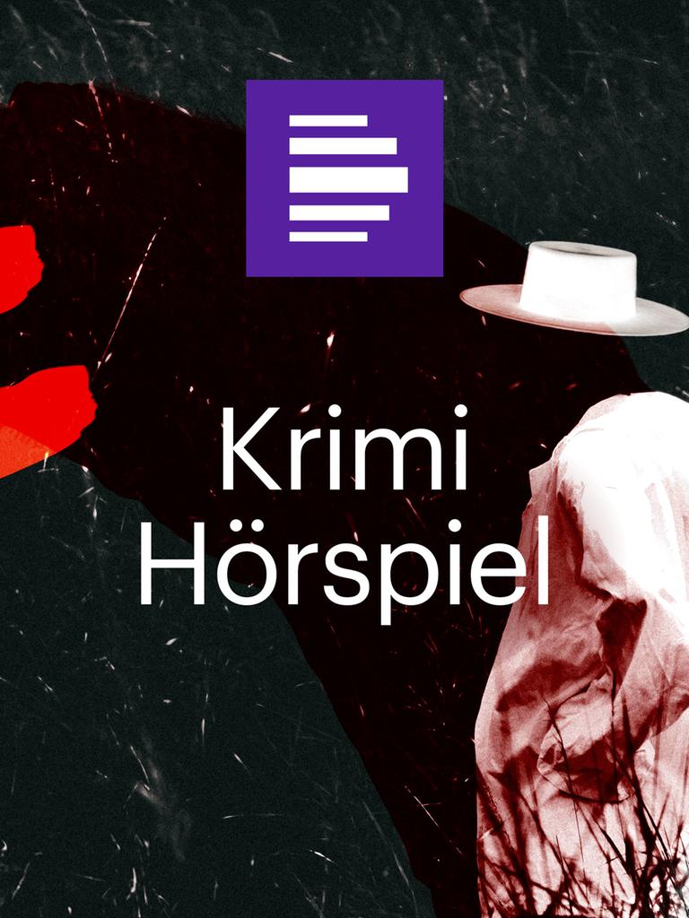 Das Bild zeigt eine Gestalt mit Mantel und Hut in der Dunkelheit. Der Krimi-Hörspiel-Podcast von Deutschlandfunk Kultur