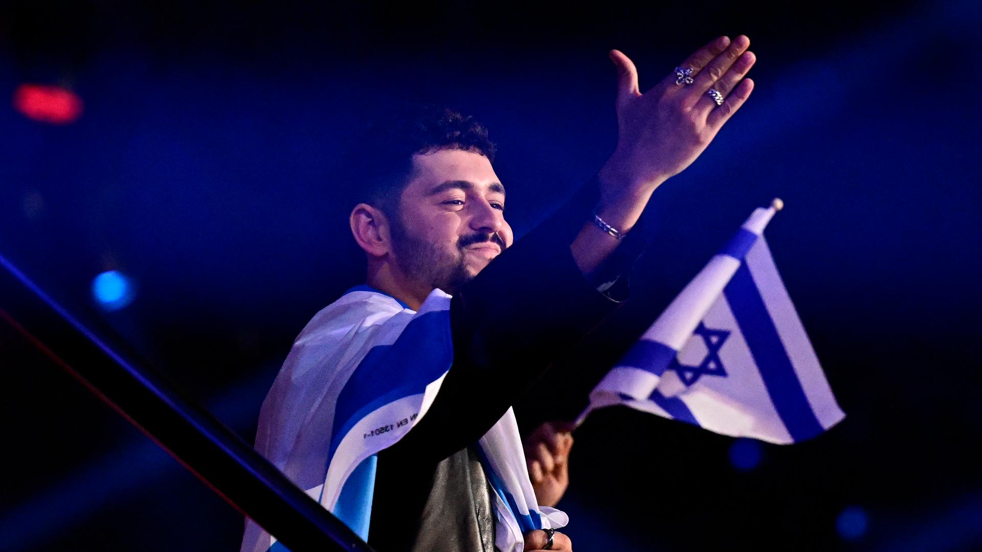 Der israelische Sänger Noam Bettan beim ESC in Wien.
