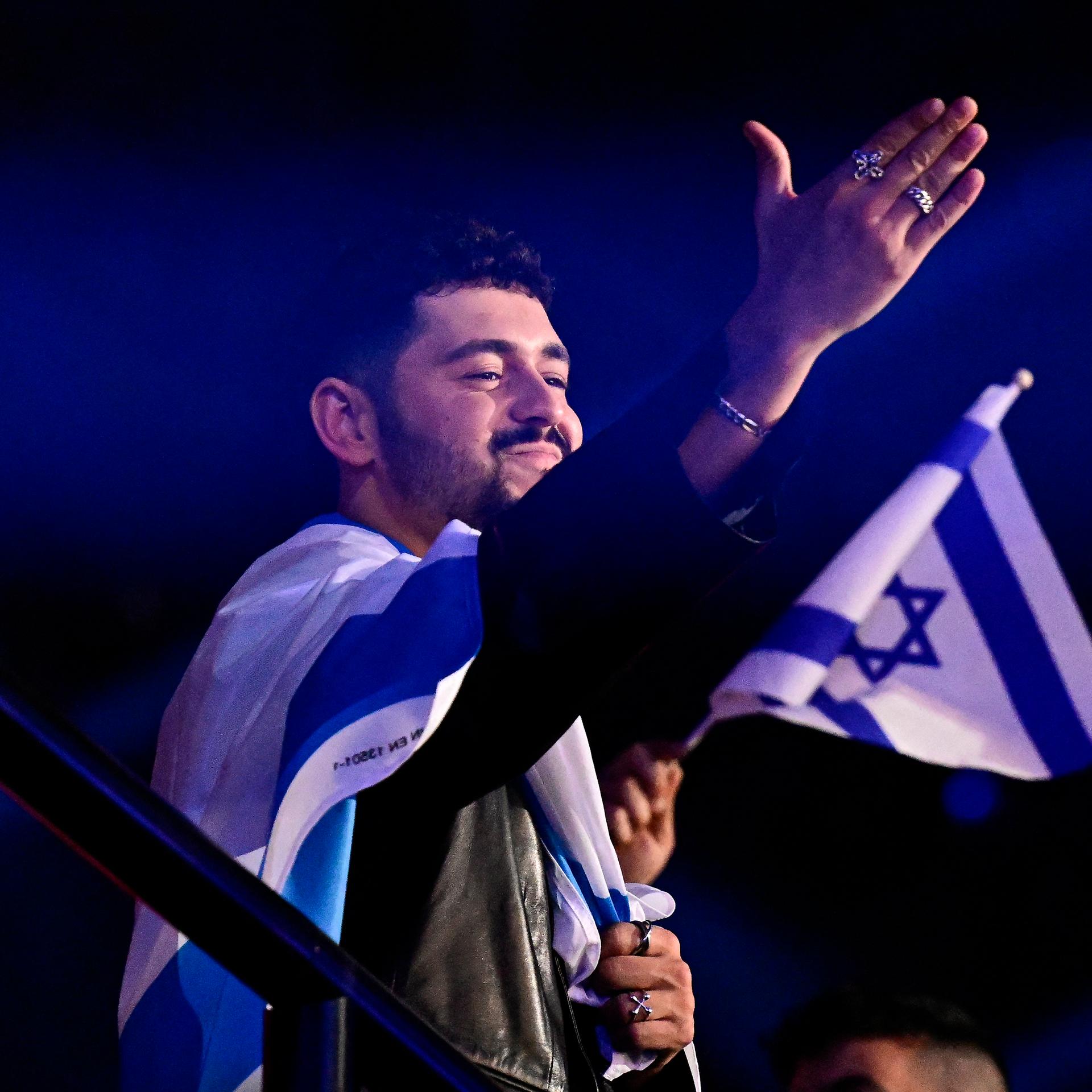 Der israelische Sänger Noam Bettan beim ESC in Wien.