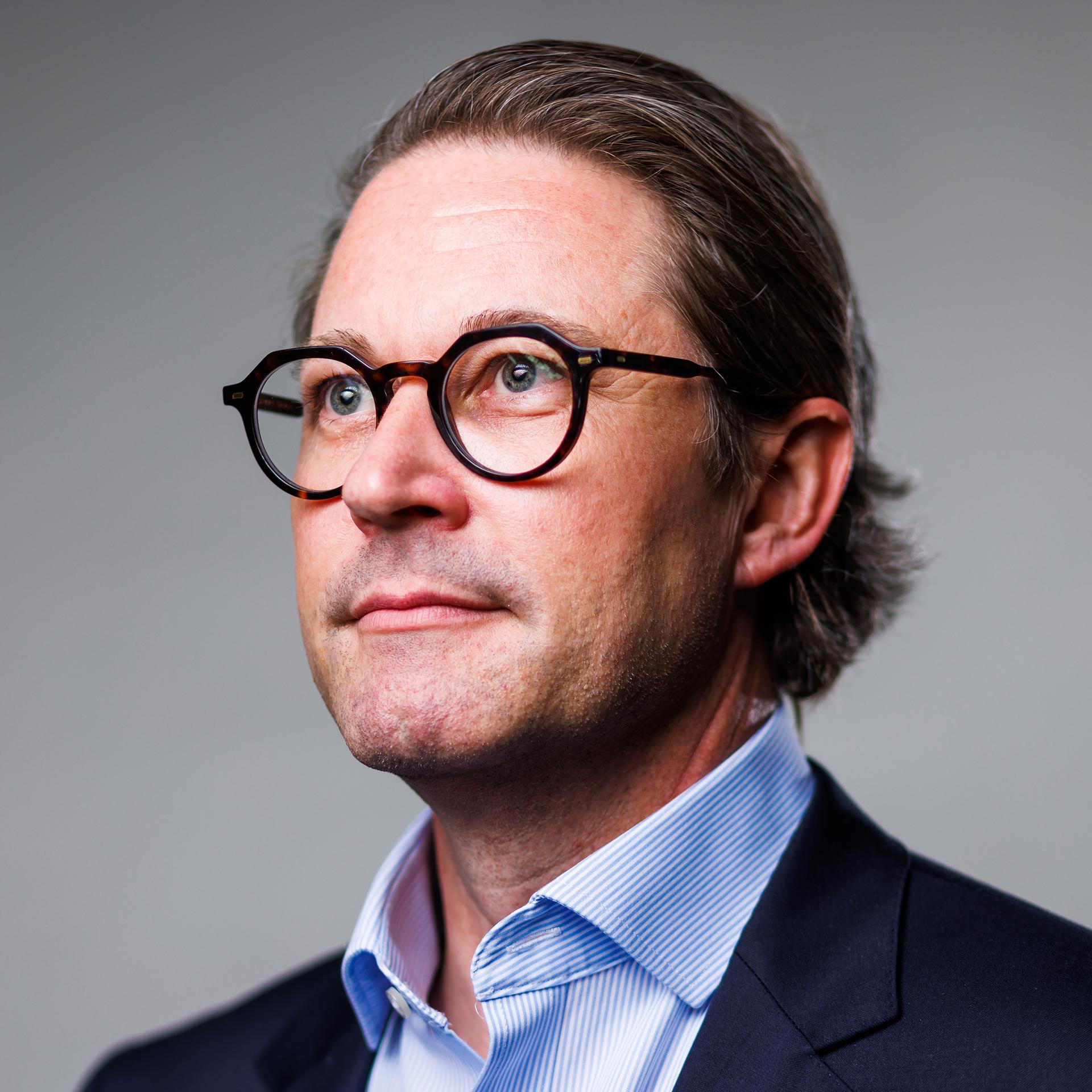 Porträt von Andreas Scheuer (CSU). Er war von 2018 bis 2021 Bundesminister für Verkehr und digitale Infrastruktur.