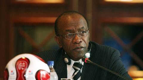 CONCACAF Präsident und FIFA Vizepräsident Jack Austin Warner (Trinidad und Tobago) während der Pressekonferenz zur U 20 WM 2007 in Toronto