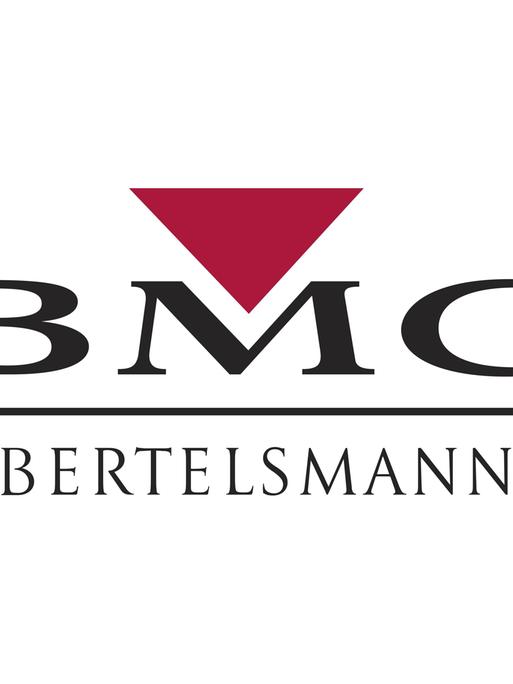 Das ogo der Bertelsmann Music Group vor weißem Hintergrund