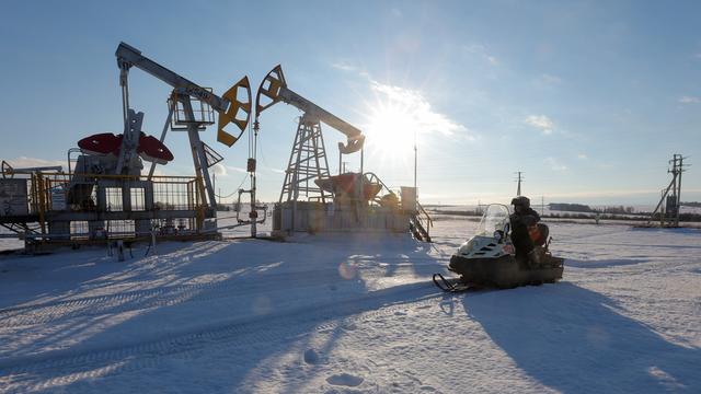 Ölförderung in Tatarstan in Russland.