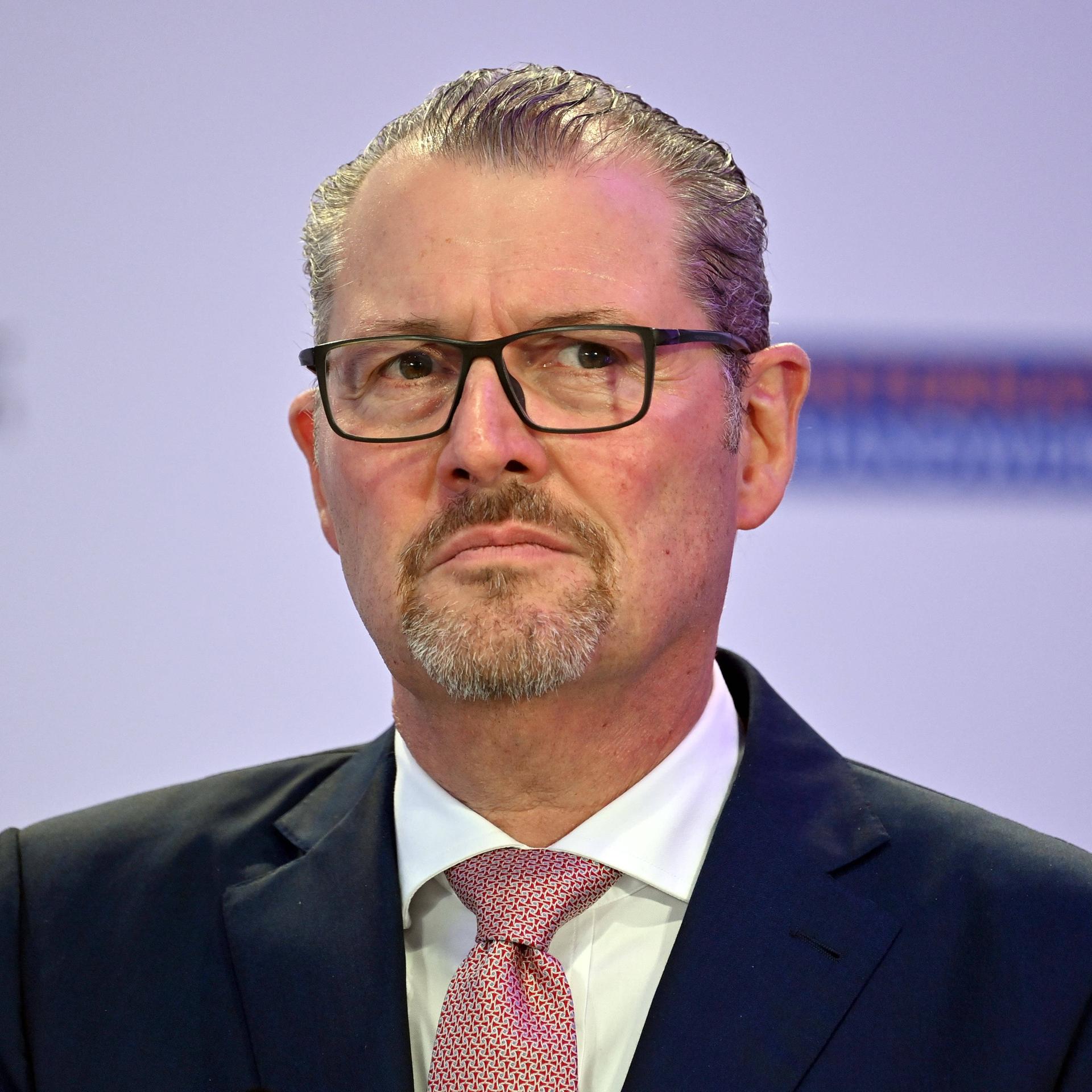 Arbeitgeberpräsident Rainer Dulger bei der Internationalen Handwerksmesse IHM 2023 im Porträt. 