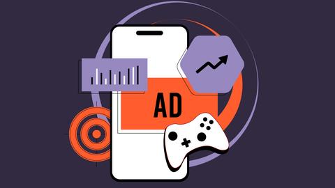Illustration eines Smartphones mit unterschiedlichen Grafiken, die auf Wachstum, Werbung und Spielen hinweisen, vor einem dunkel-violetten Hintergrund. Illustration eines Smartphones mit unterschiedlichen Grafiken, die auf Wachstum, Werbung und Spielen hinweisen, vor einem dunkel-violetten Hintergrund.