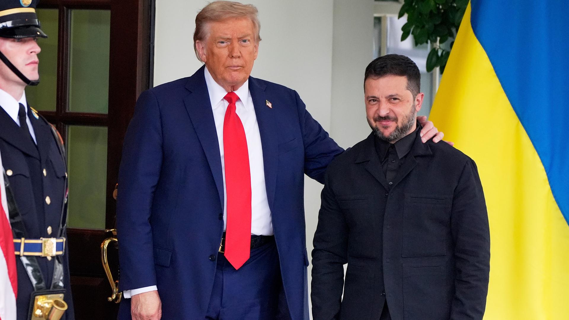 US-Präsident Trump empfängt den ukrainischen Staatschef Selenskyj im Weißen Haus.
