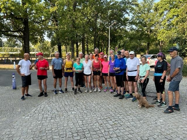 Teilnehmer des Bernd-Hübner-Lauftreffs Berlin