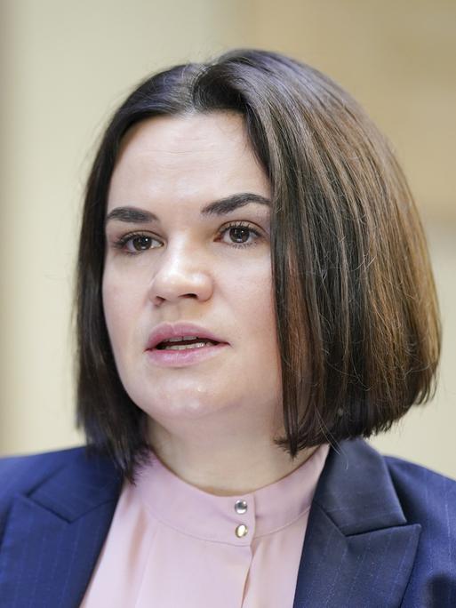 Die belarussische Oppositionspolitikerin Swetlana Tichanowskaja 